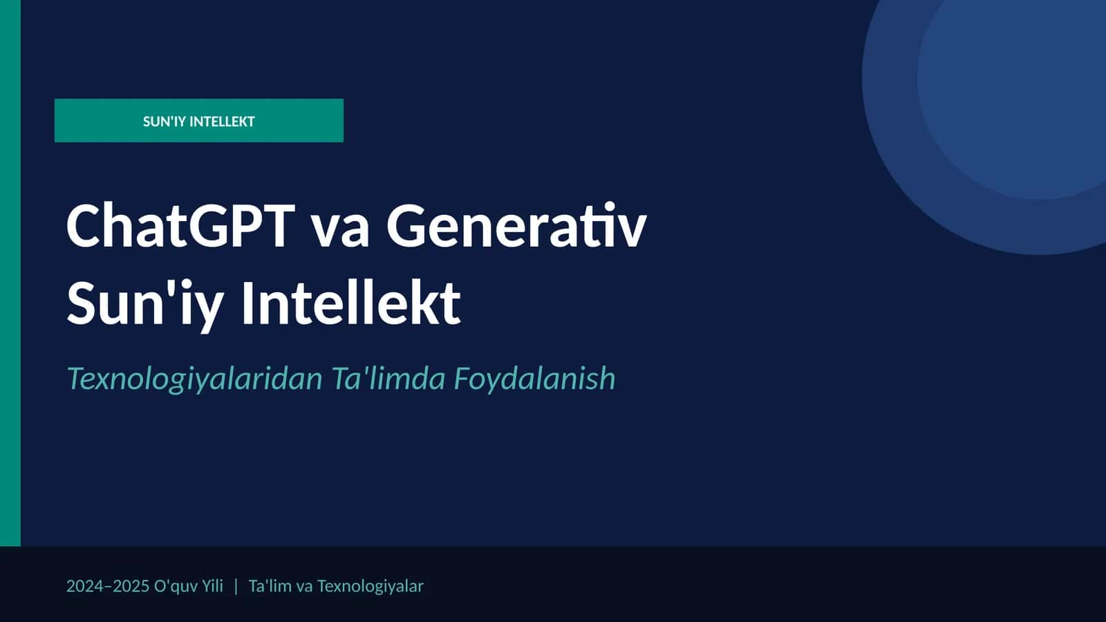 SUN'IY INTELLEKT