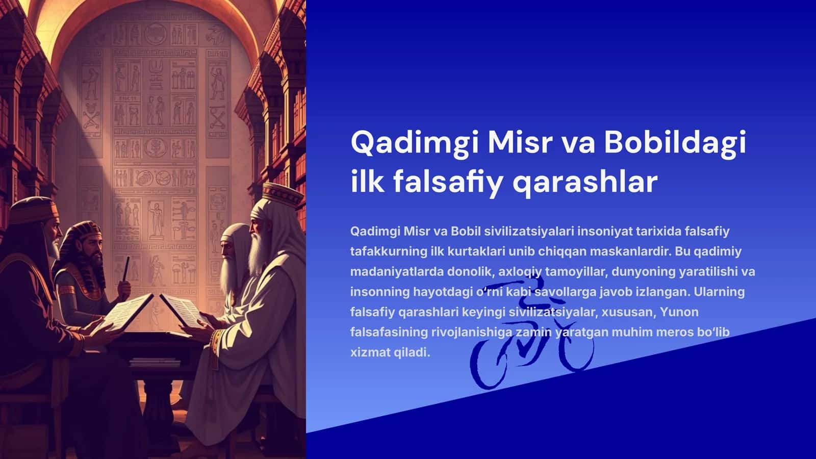 Qadimgi Misr va Bobildagi ilk falsafiy qarashlar