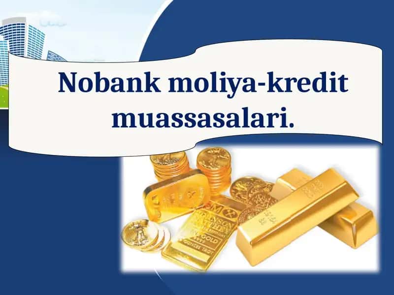 Nobank moliya-kredit muassasalari