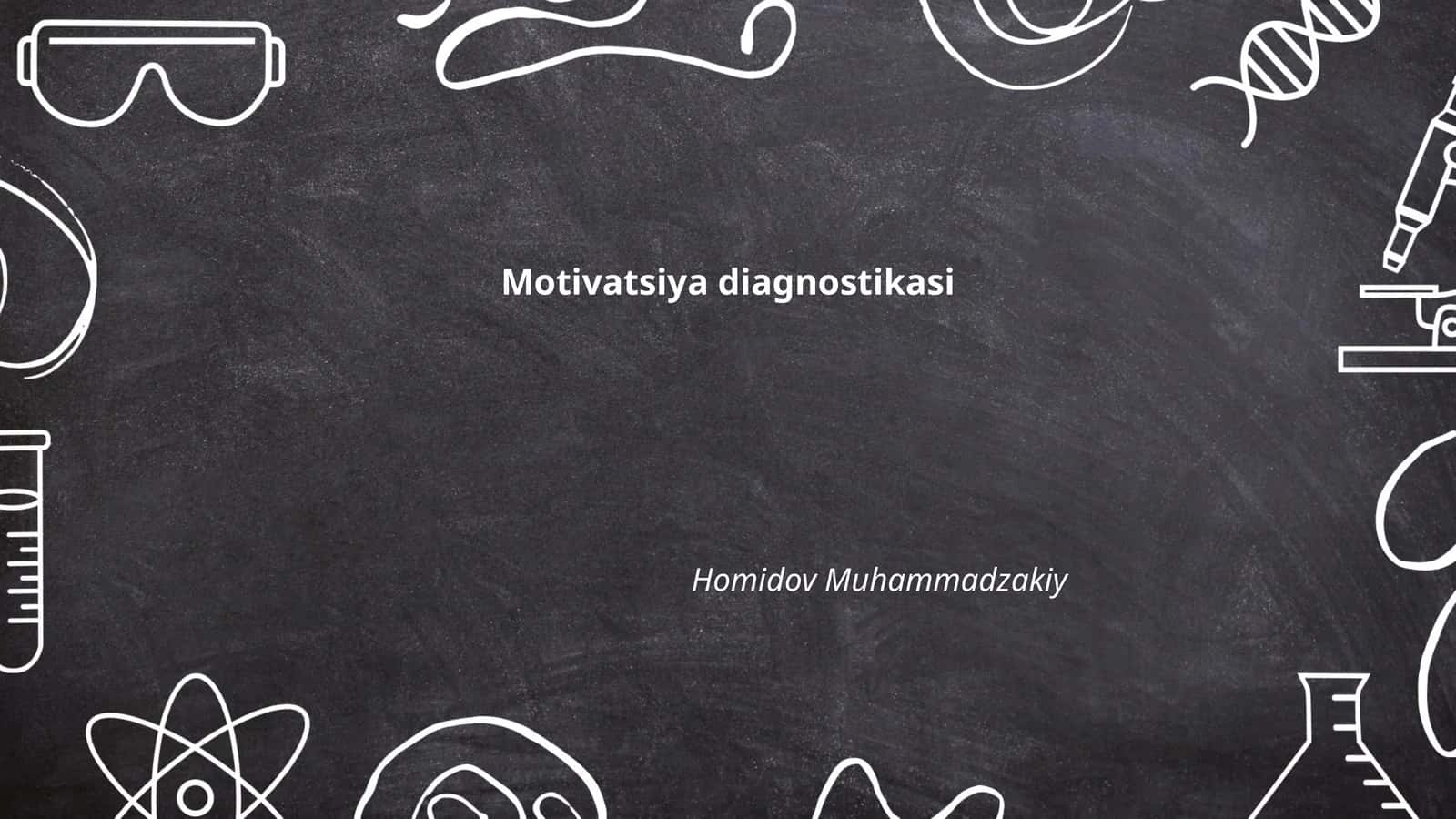 Motivatsiya diagnostikasi