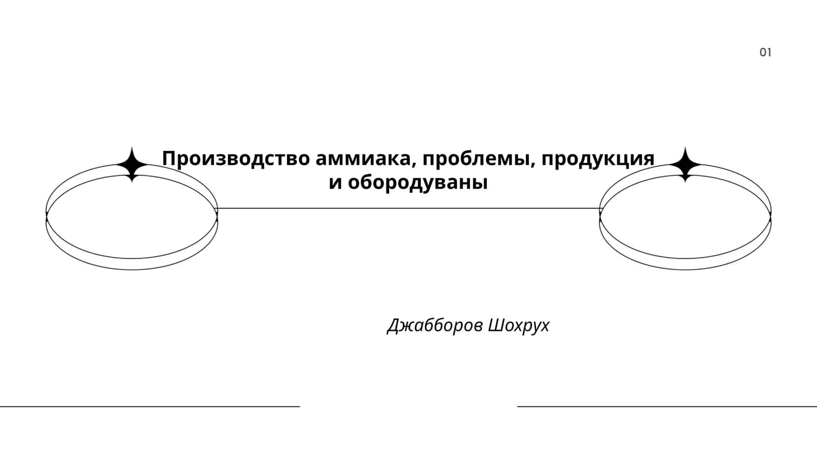 Производство аммиака, проблемы, продукция и обородуваны