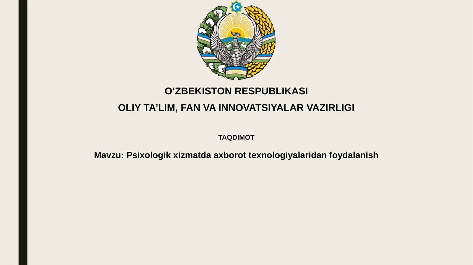 Psixologik xizmatda axborot texnologiyalaridan foydalanish