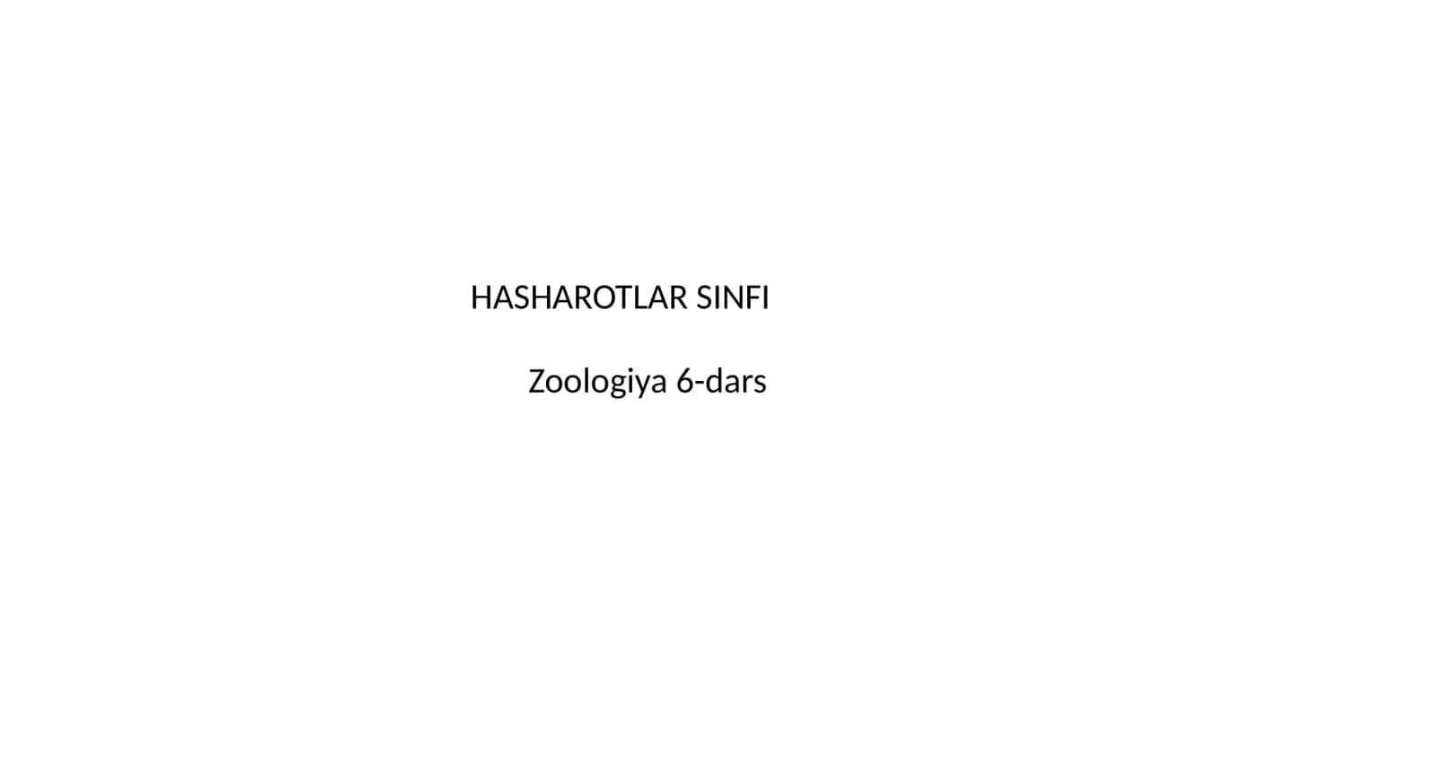 HASHAROTLAR SINFI