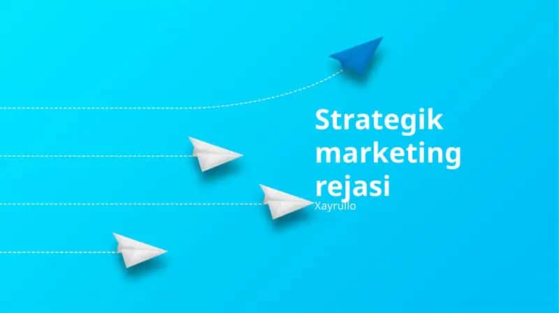 Strategik marketing rejasi