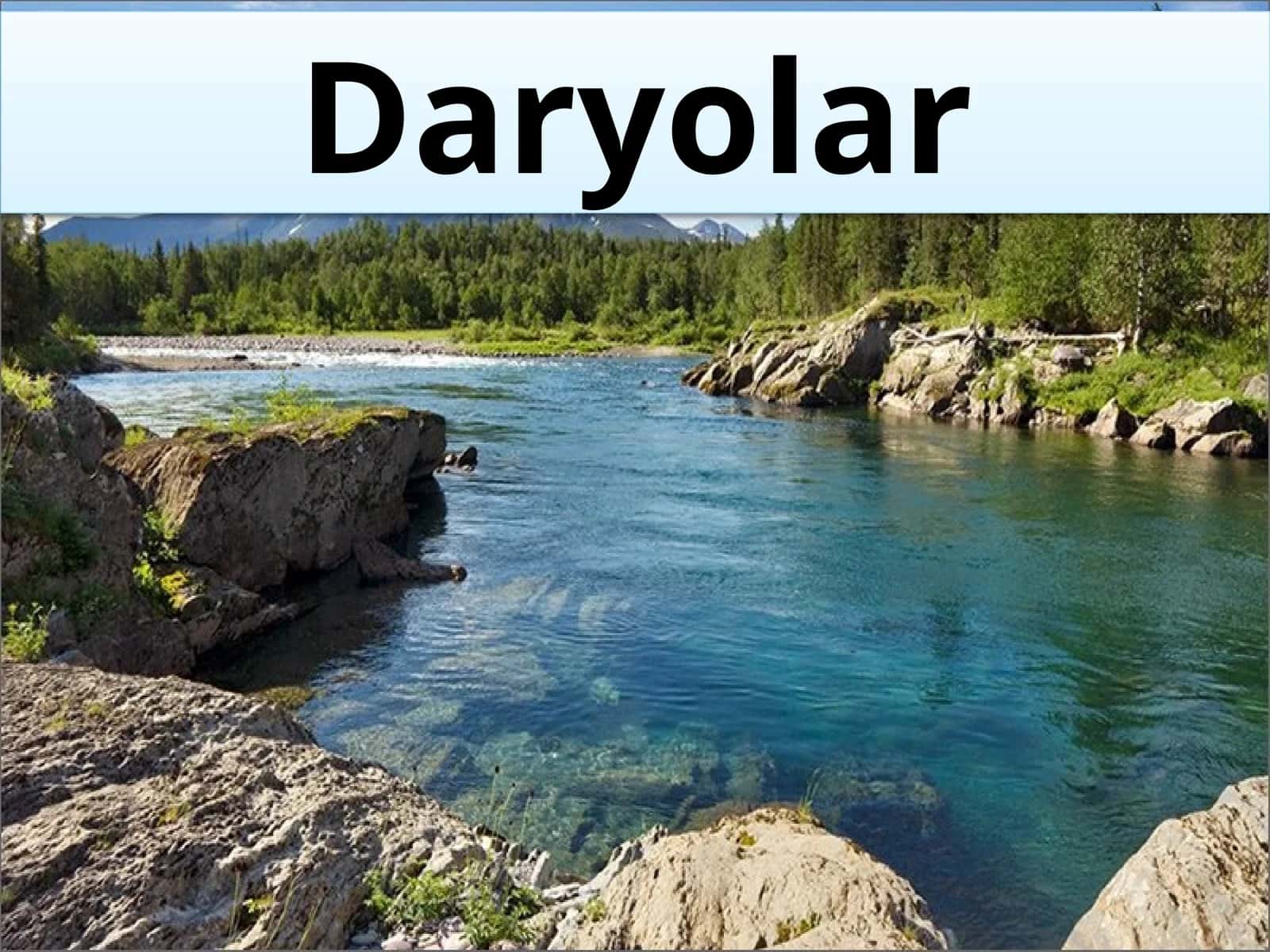 Daryolar