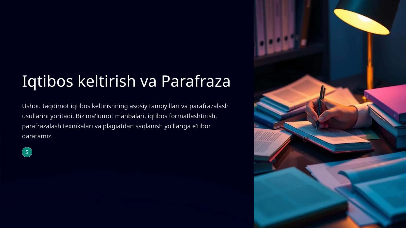 Iqtibos keltirish va Parafraza