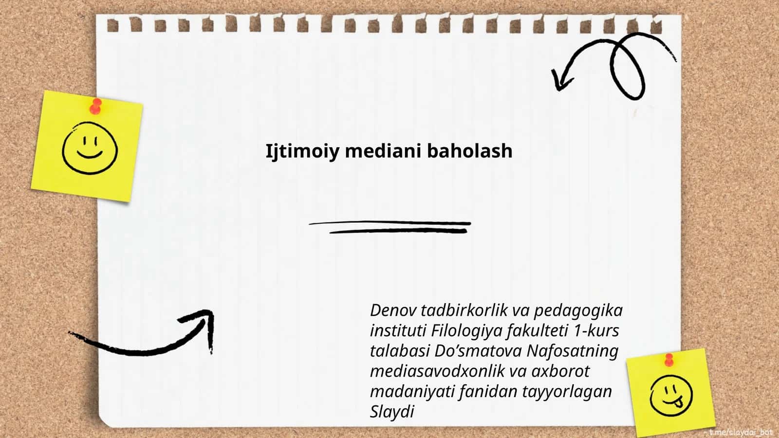 Ijtimoiy mediani baholash