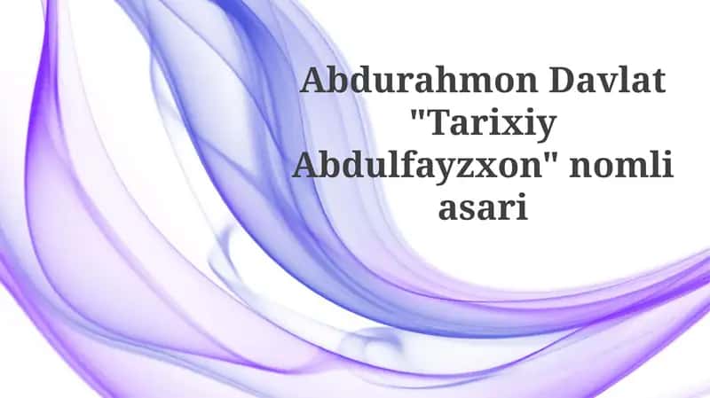 Tarixiy Abdulfayzxon