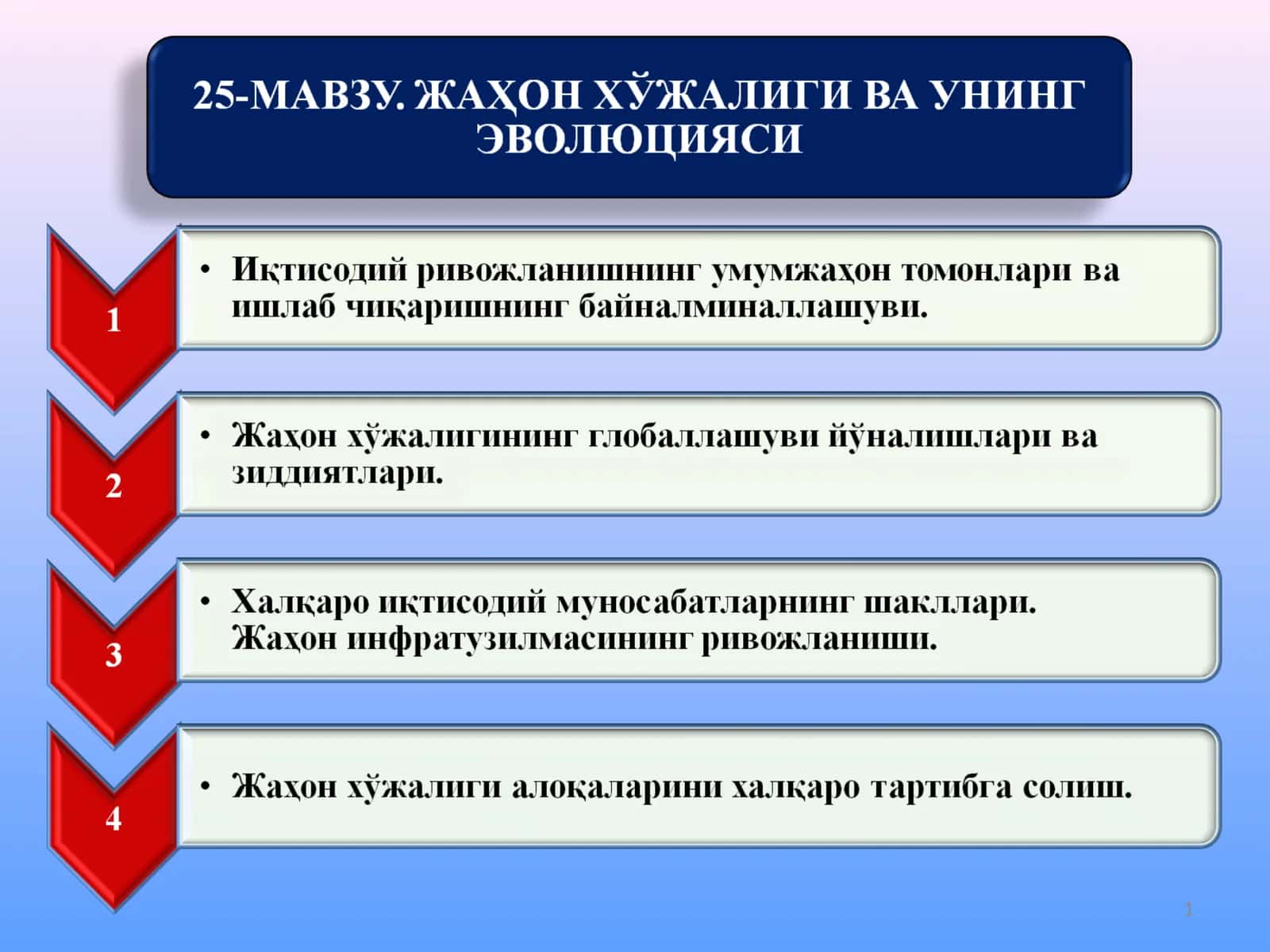 Жаҳон хўжалиги