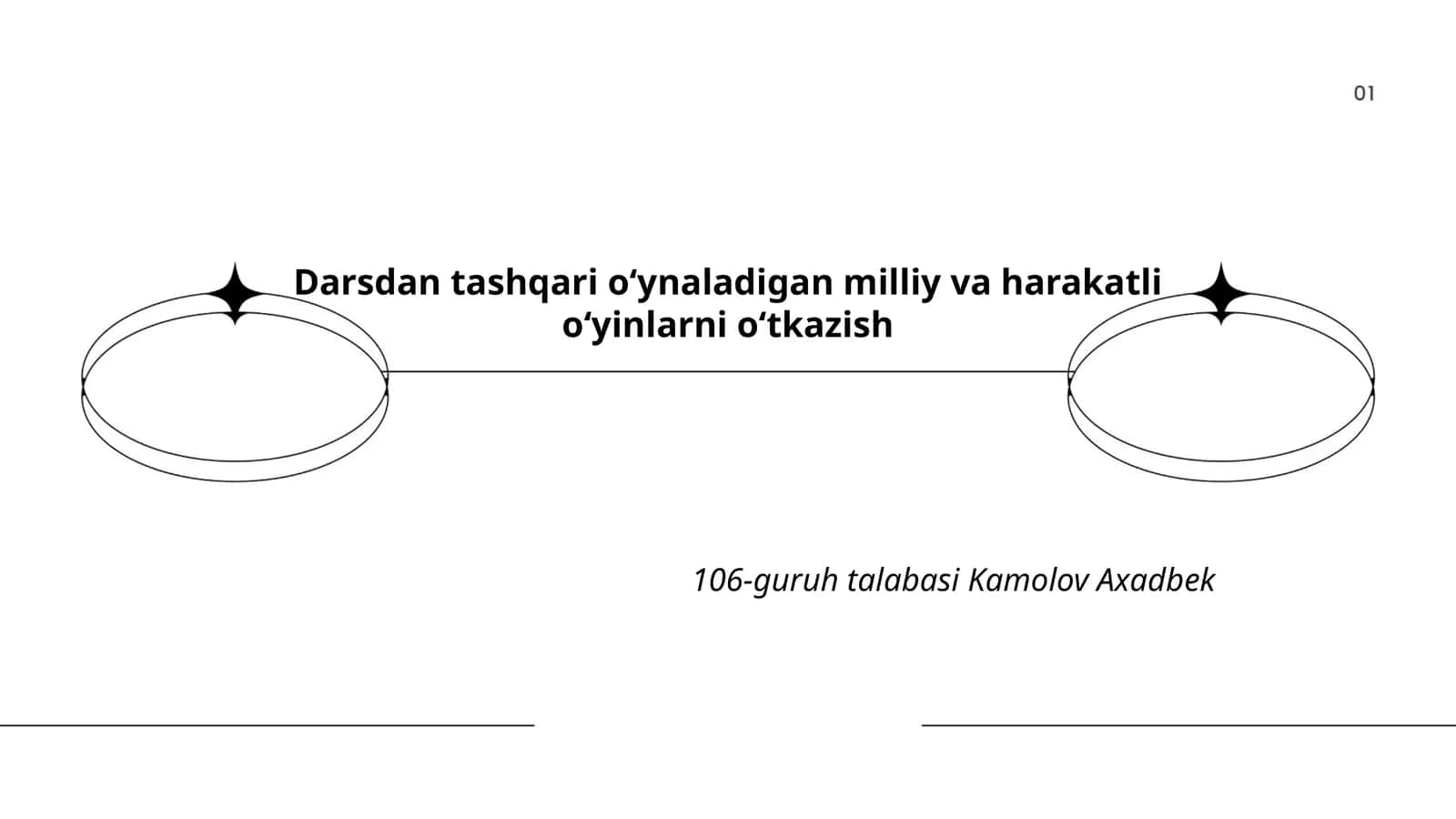 Darsdan tashqari oʻynaladigan milliy va harakatli oʻyinlarni oʻtkazish