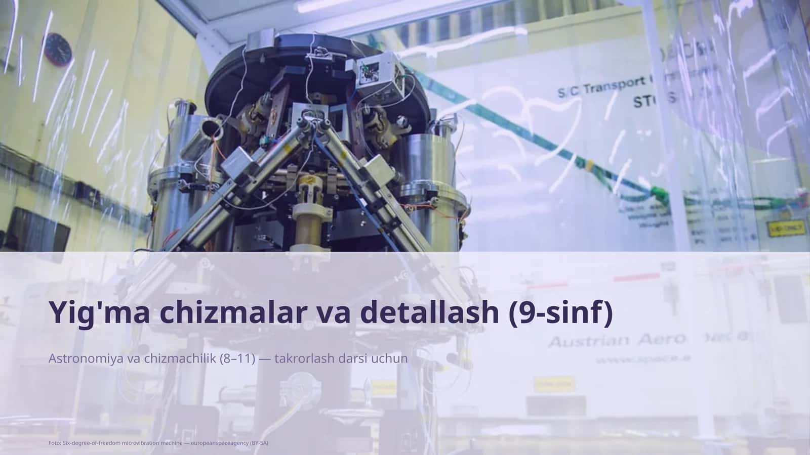 Yig'ma chizmalar va detallash (9-sinf)