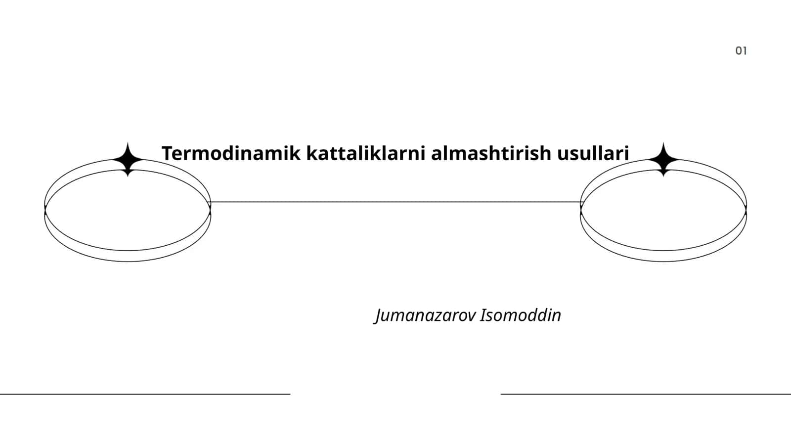 Termodinamik kattaliklarni almashtirish usullari