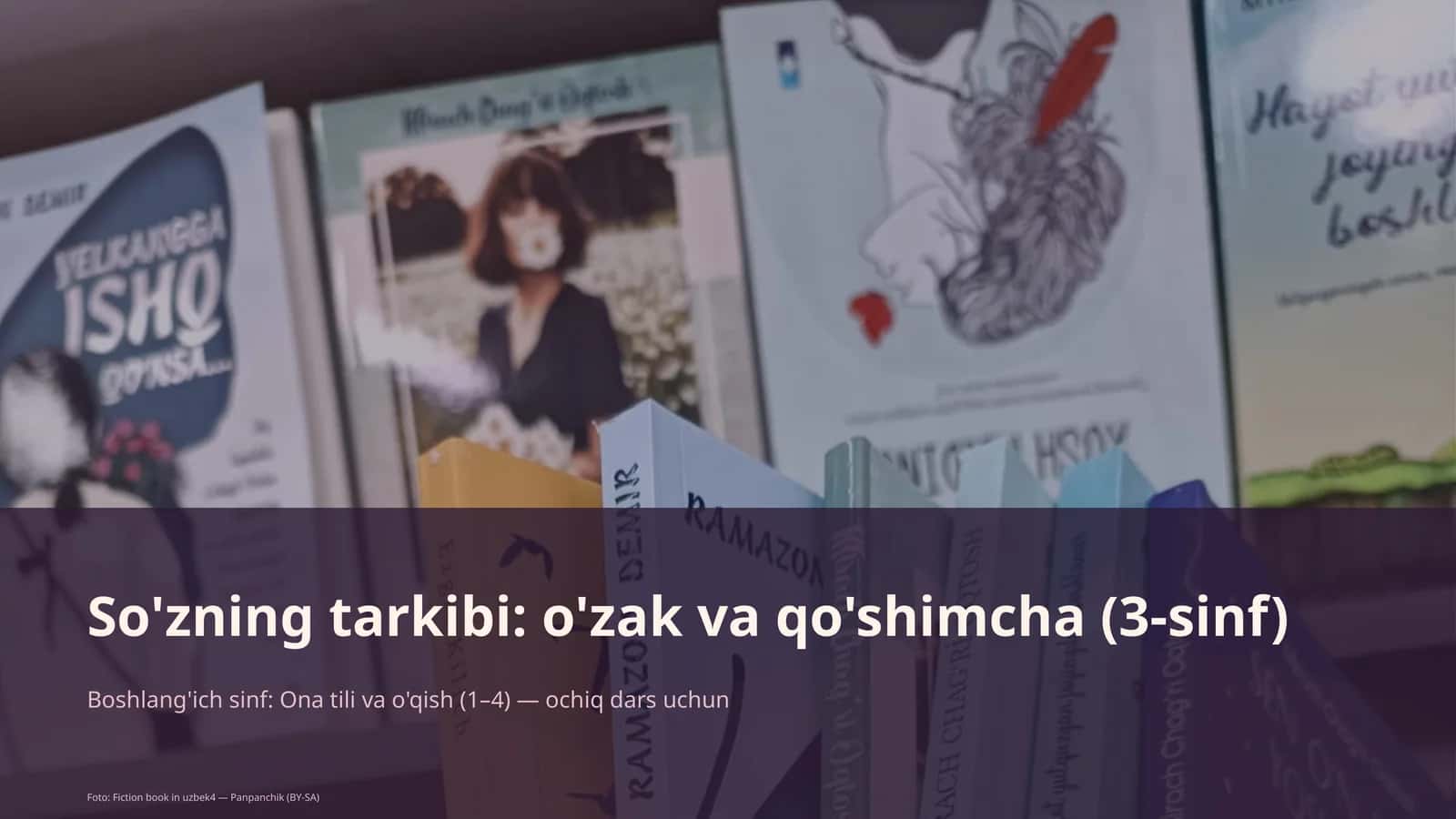 Ona tili va o'qish (1–4) - ochiq dars uchun