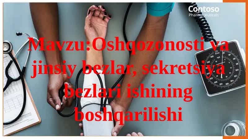 Oshqozonostibezi, Jinsiybezlar, Sekretsiyabezlarifunksiyasiningboshqarilishi