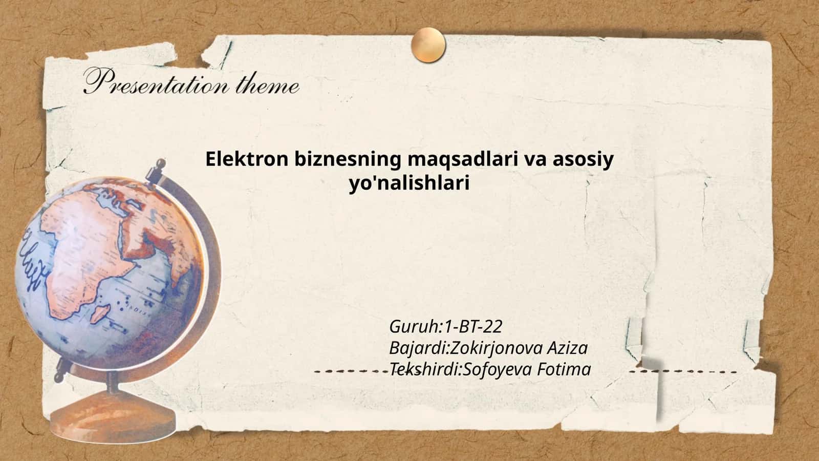 Elektron tijoratning asosiy turlari