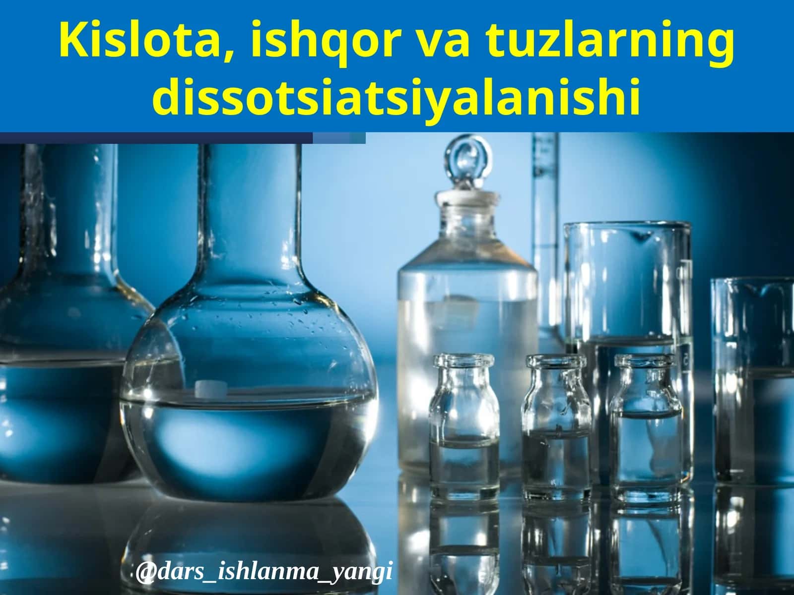 Kislota,ishqorvatuzlarningdissotsiatsiyalanishi