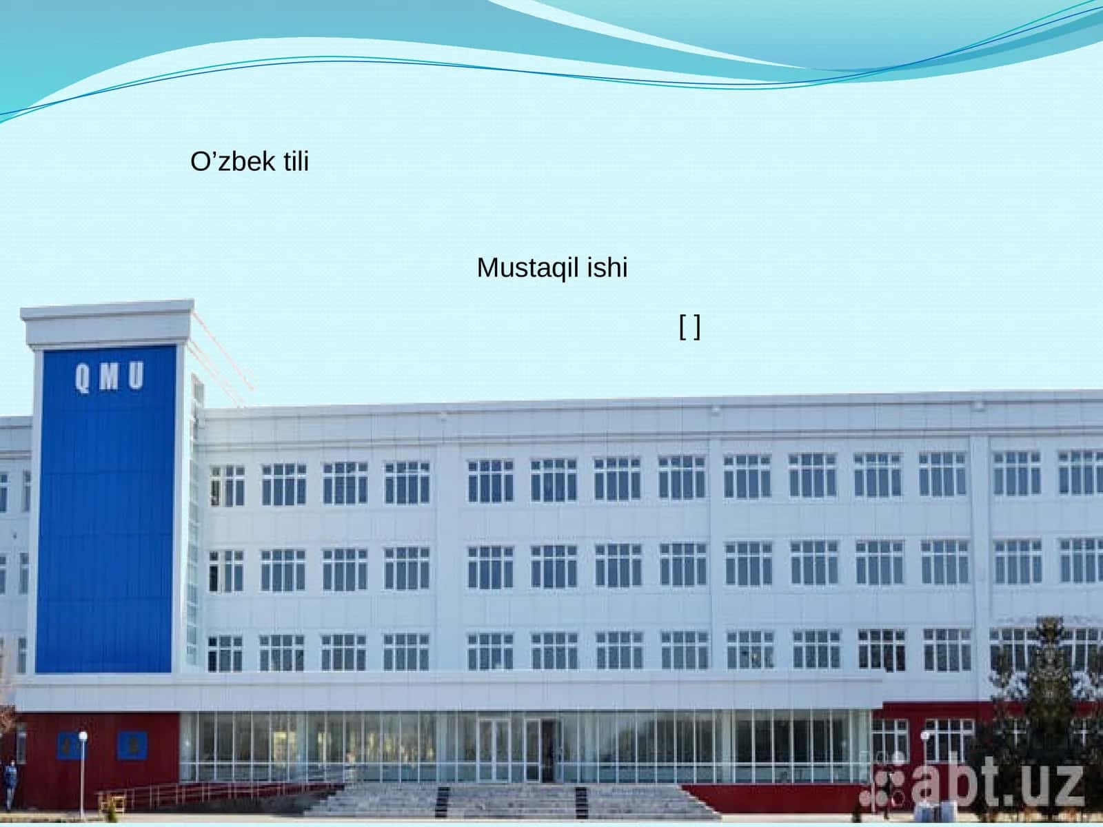 Sohatexnologiyasiga oid terminlarga nostandart testlar tuzish