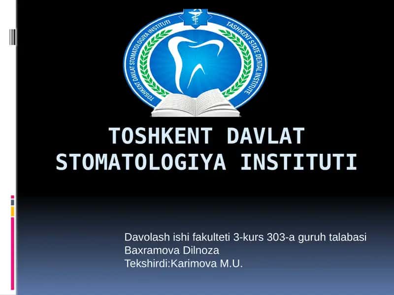 Gipertenziya va uning asoratlari bilan og’rigan bemorlarni parvarish qilish