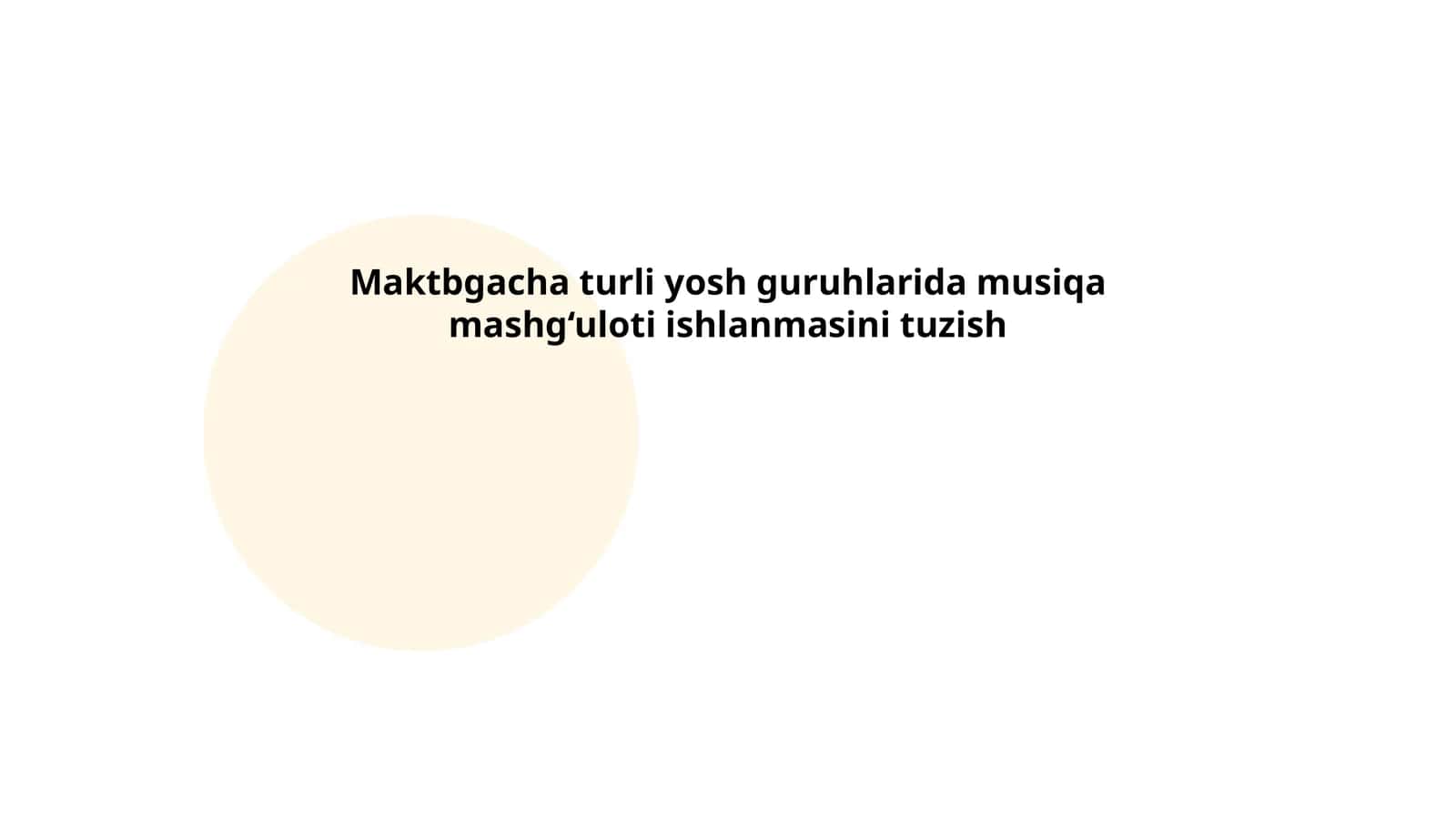 Bolalar Maktabgacha Yoshida Musiqa Mashg‘ulotlari