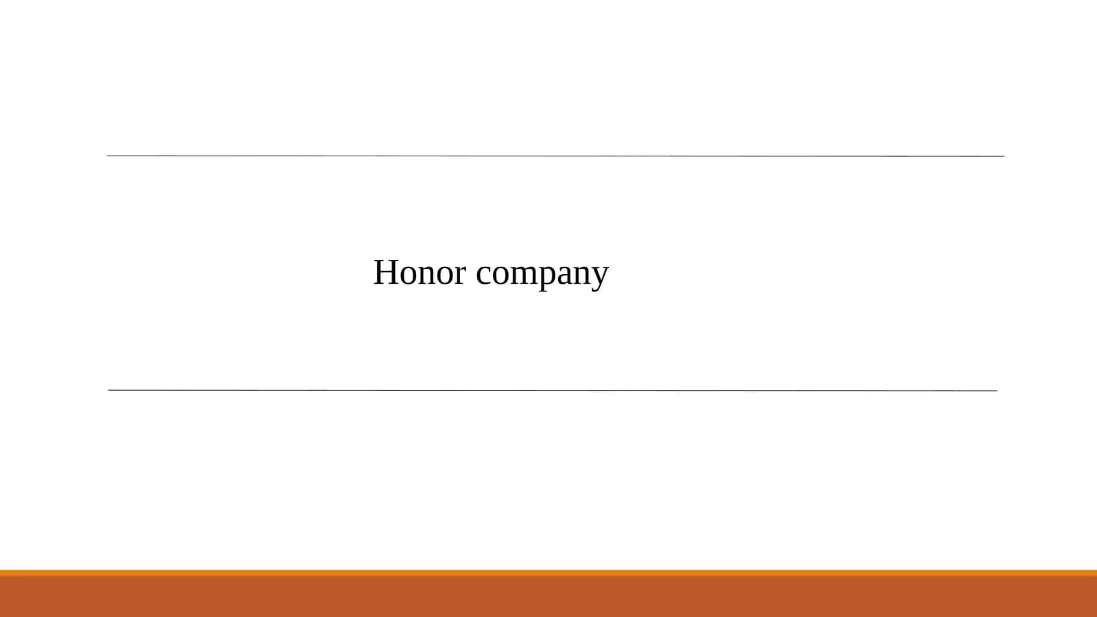 Honor kompaniyasi