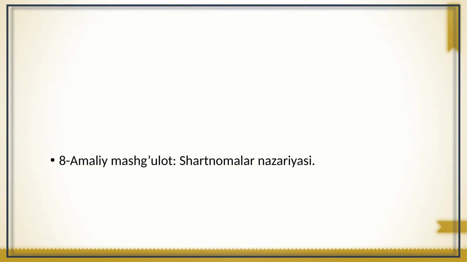 Shartnomalar nazariyasi