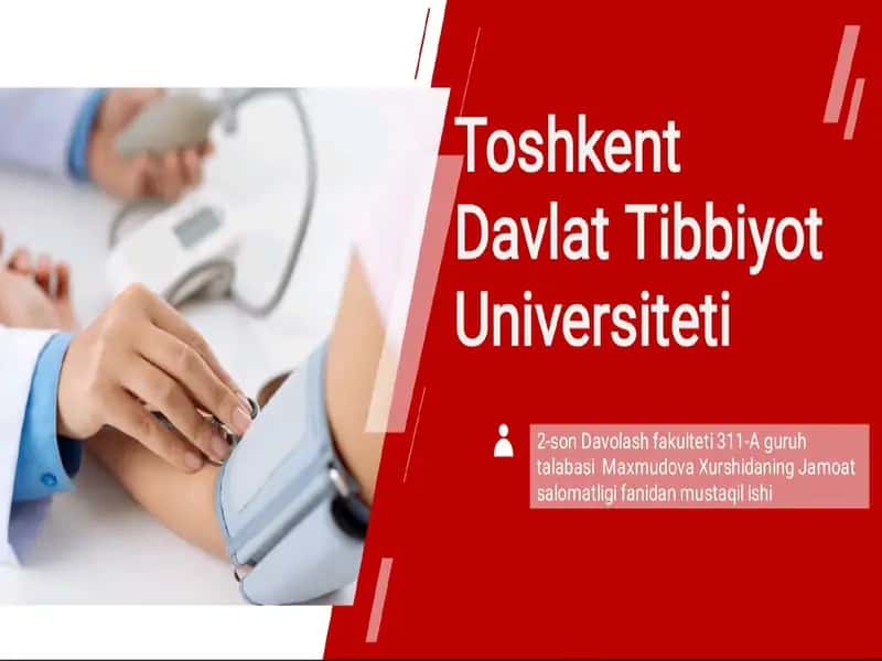 Mahalliy va xorijiy tibbiyotda standartlashtirish tarixi