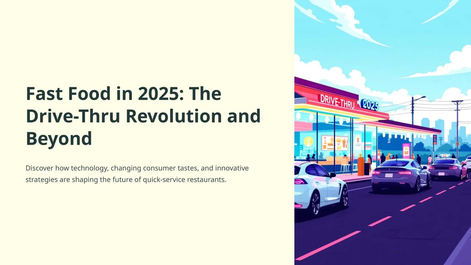 Fast Food in 2025: The Drive-Thru Revolution and Beyond