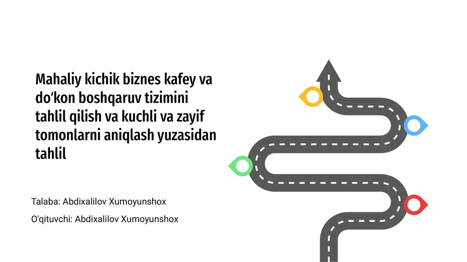 Mahaliy kichik bizneslar tahlili