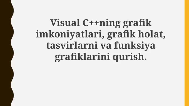 Visual C++
