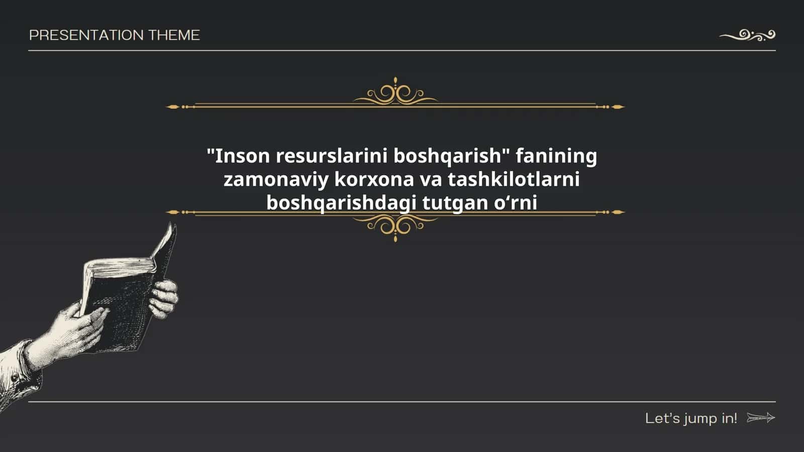 Inson resurslarini boshqarish fanining zamonaviy korxona va tashkilotlarni boshqarishdagi tutgan oʻrni