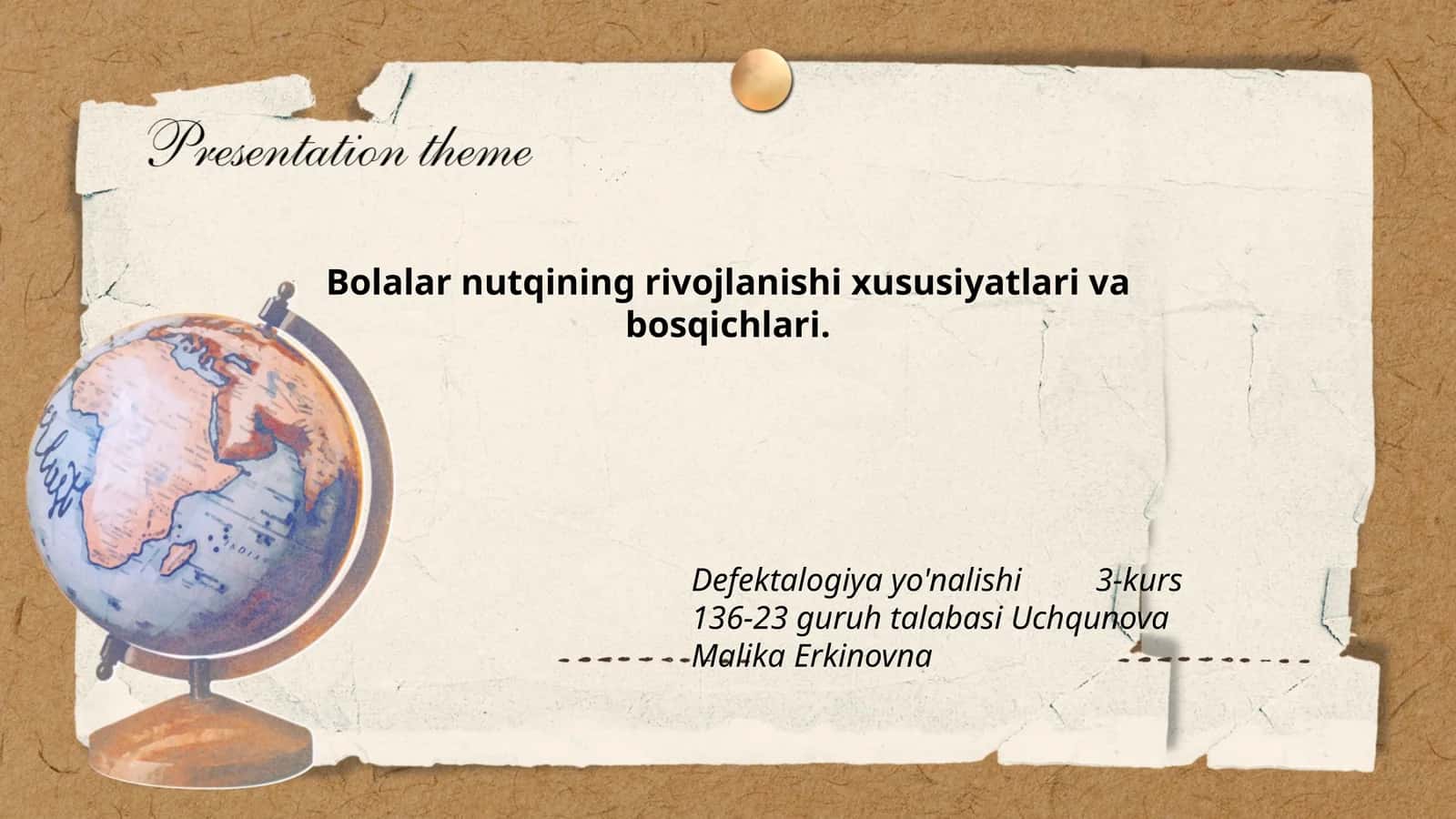 Bolalar nutqining rivojlanishi xususiyatlari va bosqichlari
