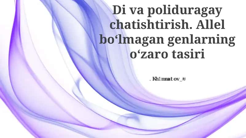 Epistazning ta'rifi
