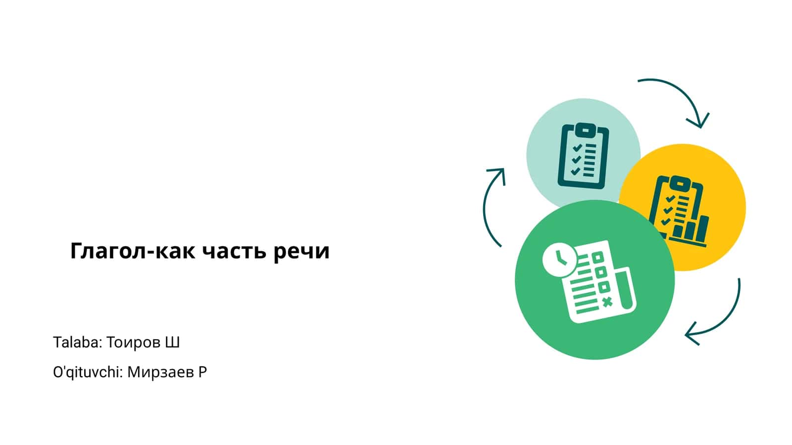 Глагол-как часть речи