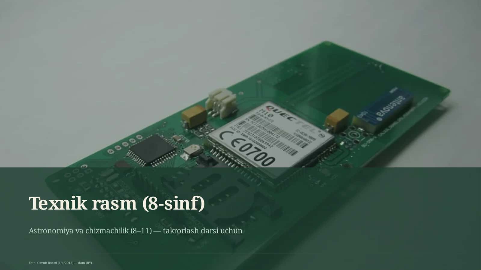 Texnik rasm (8-sinf)