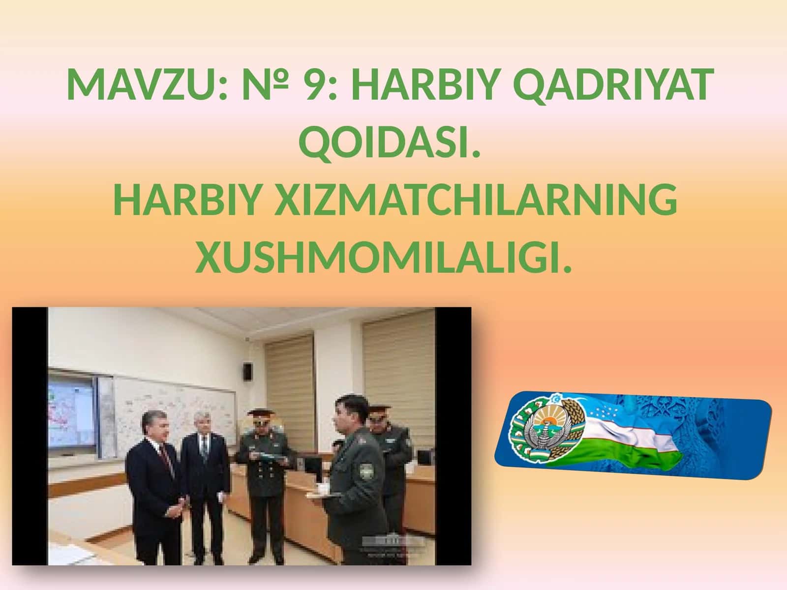 Harbiy qadriyat qoidasi