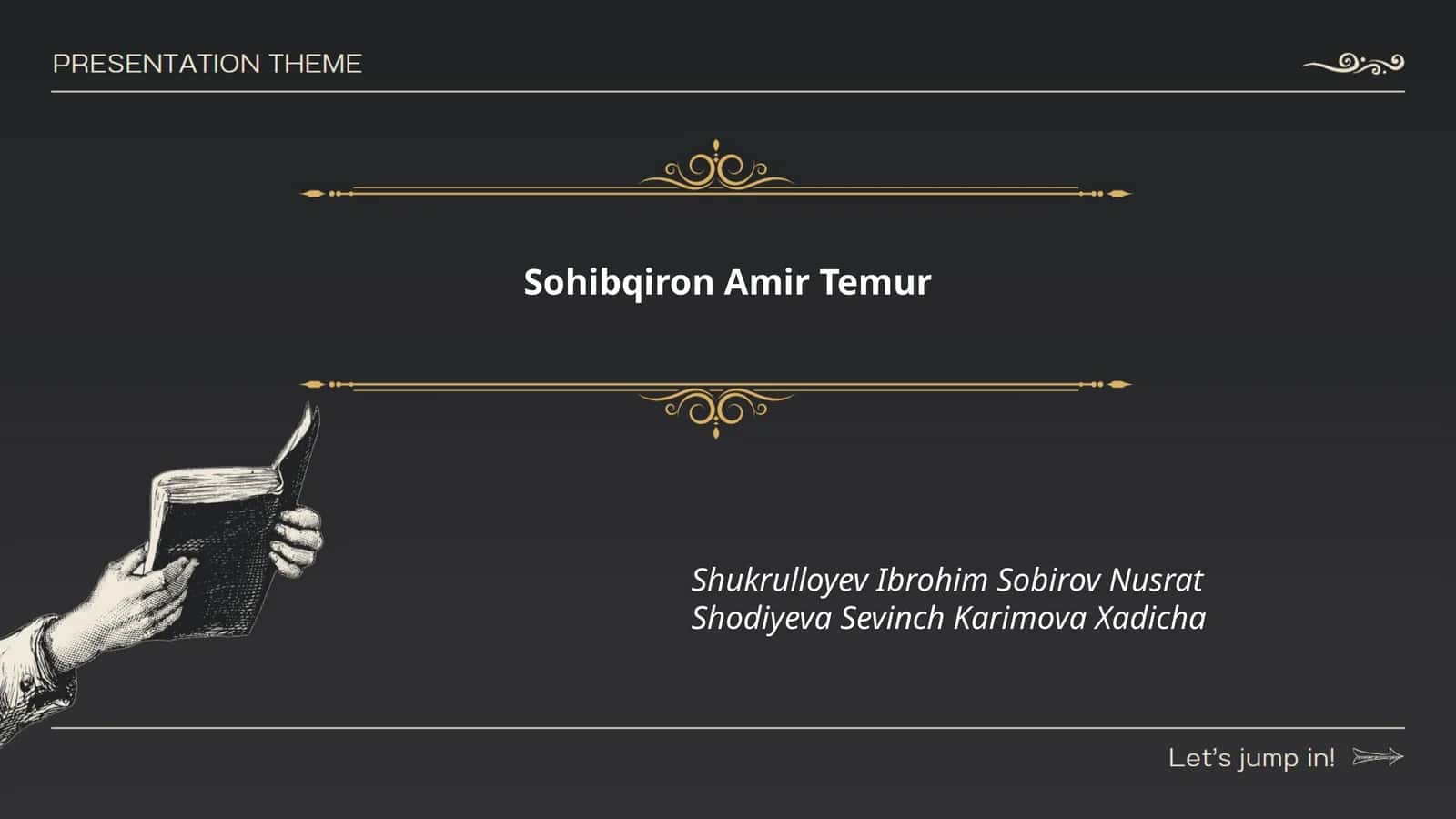 Sohibqiron Amir Temur
