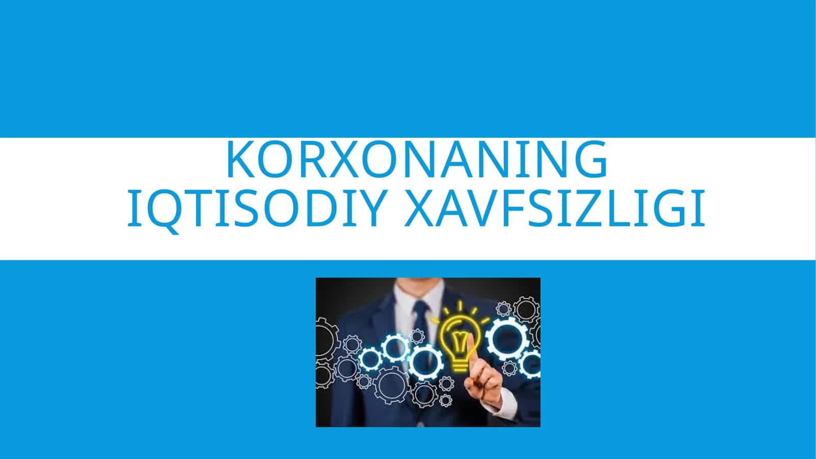 Korxonaning iqtisodiy xavfsizligi