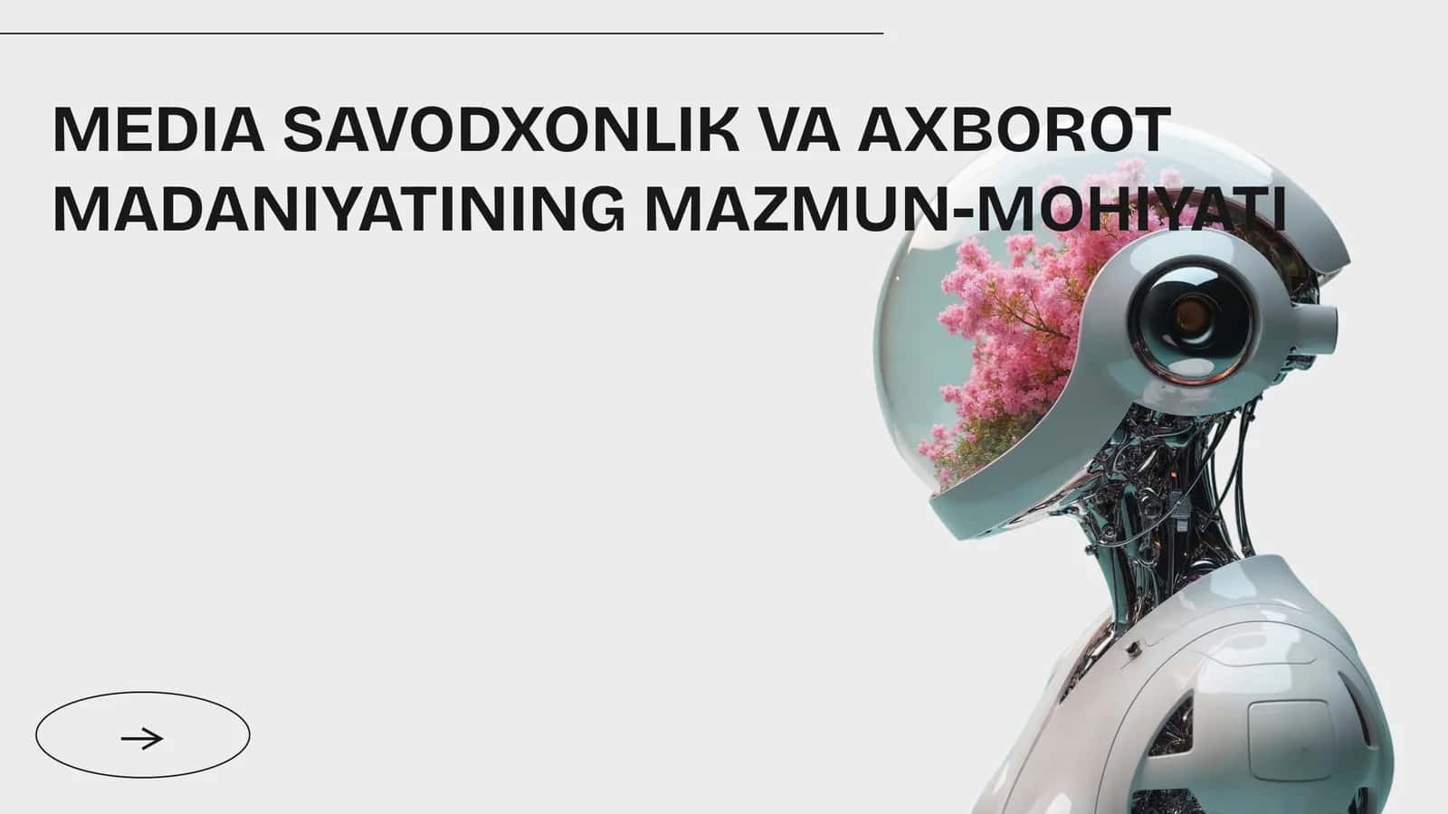 MEDIA SAVODXONLIK VA AXBOROT MADANIYATINING MAZMUN-MOHIYATI
