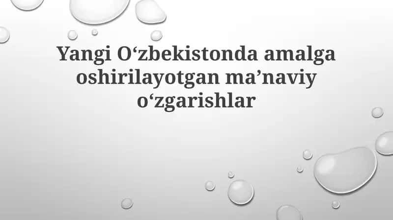 Ma'naviy Yangilanish