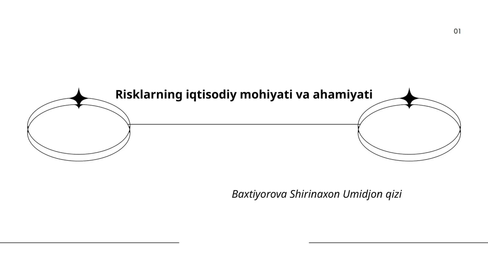 Risklarning iqtisodiy mohiyati va ahamiyati