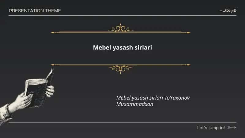 Mebel yasash sirlari