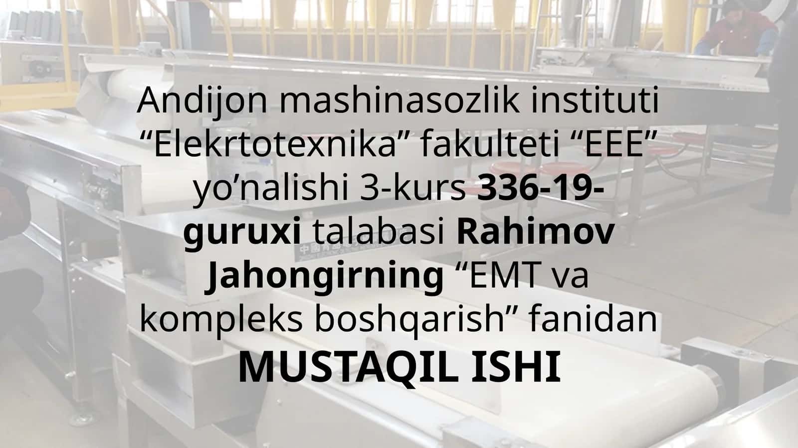 EMT vakompleks boshqarish
