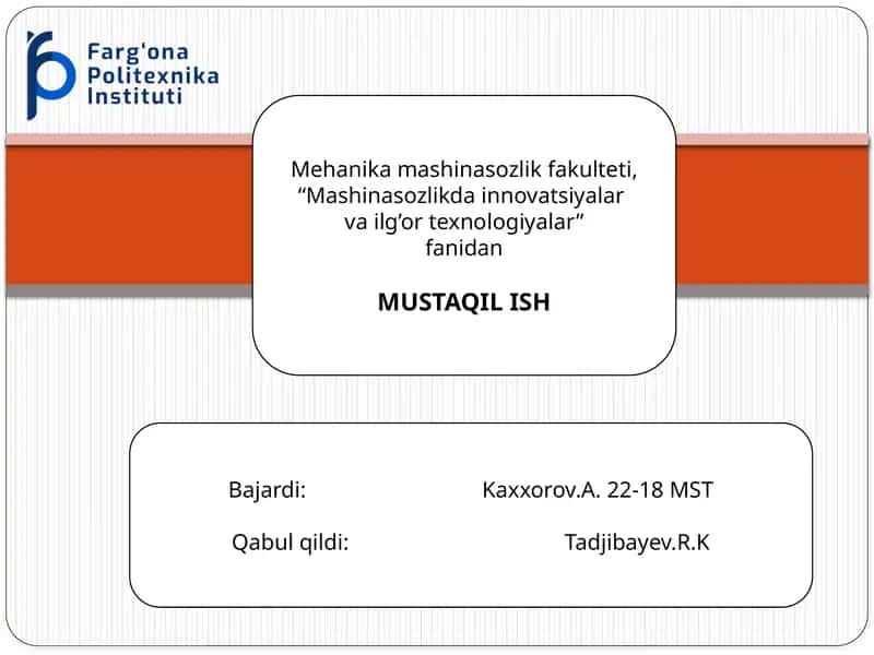 Zamonaviy robototexnika yangiliklari