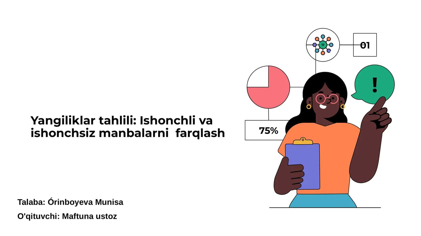 Yangiliklar tahlili: Ishonchli va ishonchsiz manbalarni farqlash