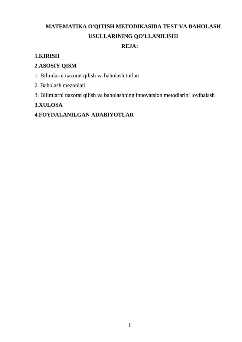 Mavzuning dolzarbligi: O`qituvchi darsni o`quvchilar o`rganayotgan matеrialni anglabgina qolmay, uni aniq, takrorlab bеra oladigan, bilimlarni kеlgusi o`quv ishlarida va amalda qo`llay oladigan yo`sinda tashkil etishi kеrak.