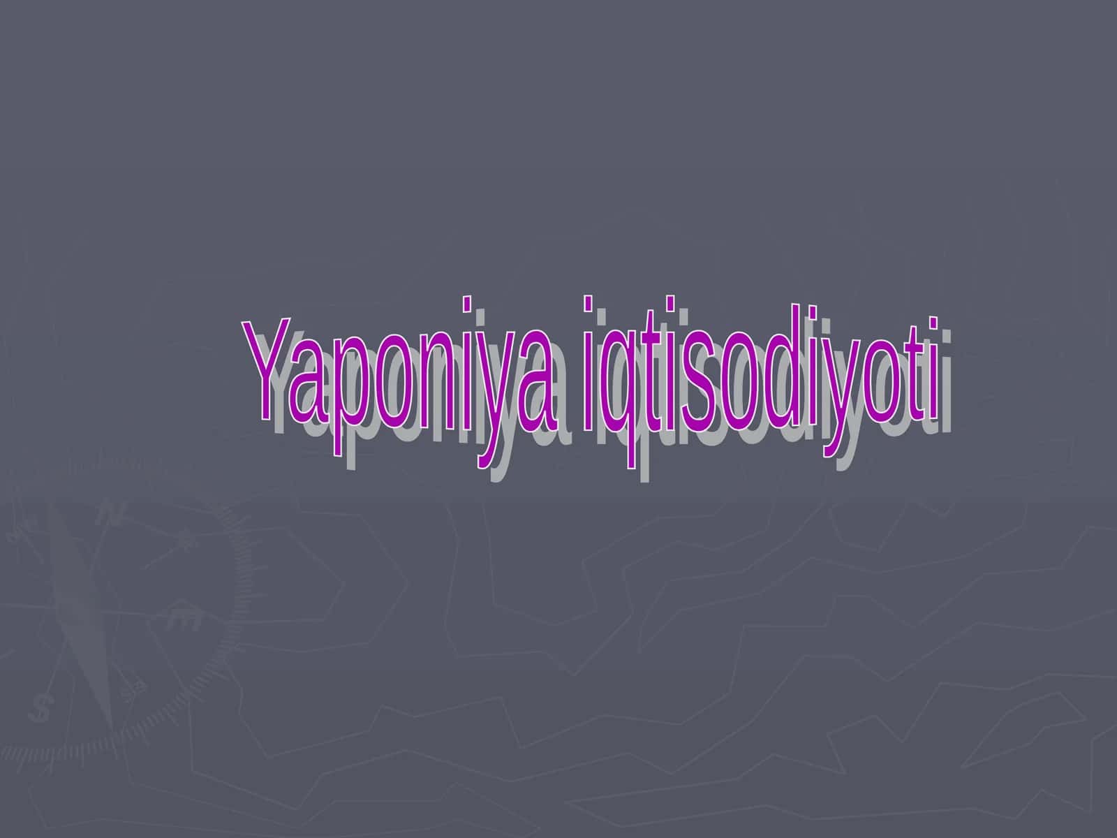 Yaponiya iqtisodiyoti