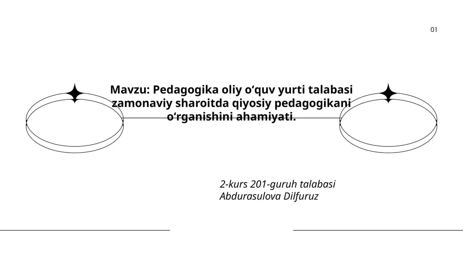 Pedagogika oliy oʻquv yurti talabasi zamonaviy sharoitda qiyosiy pedagogikani oʻrganishini ahamiyati