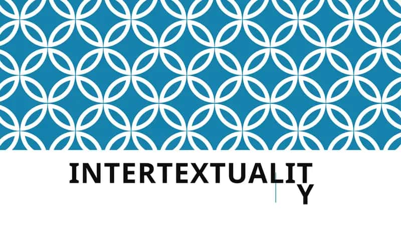 Intertextuality