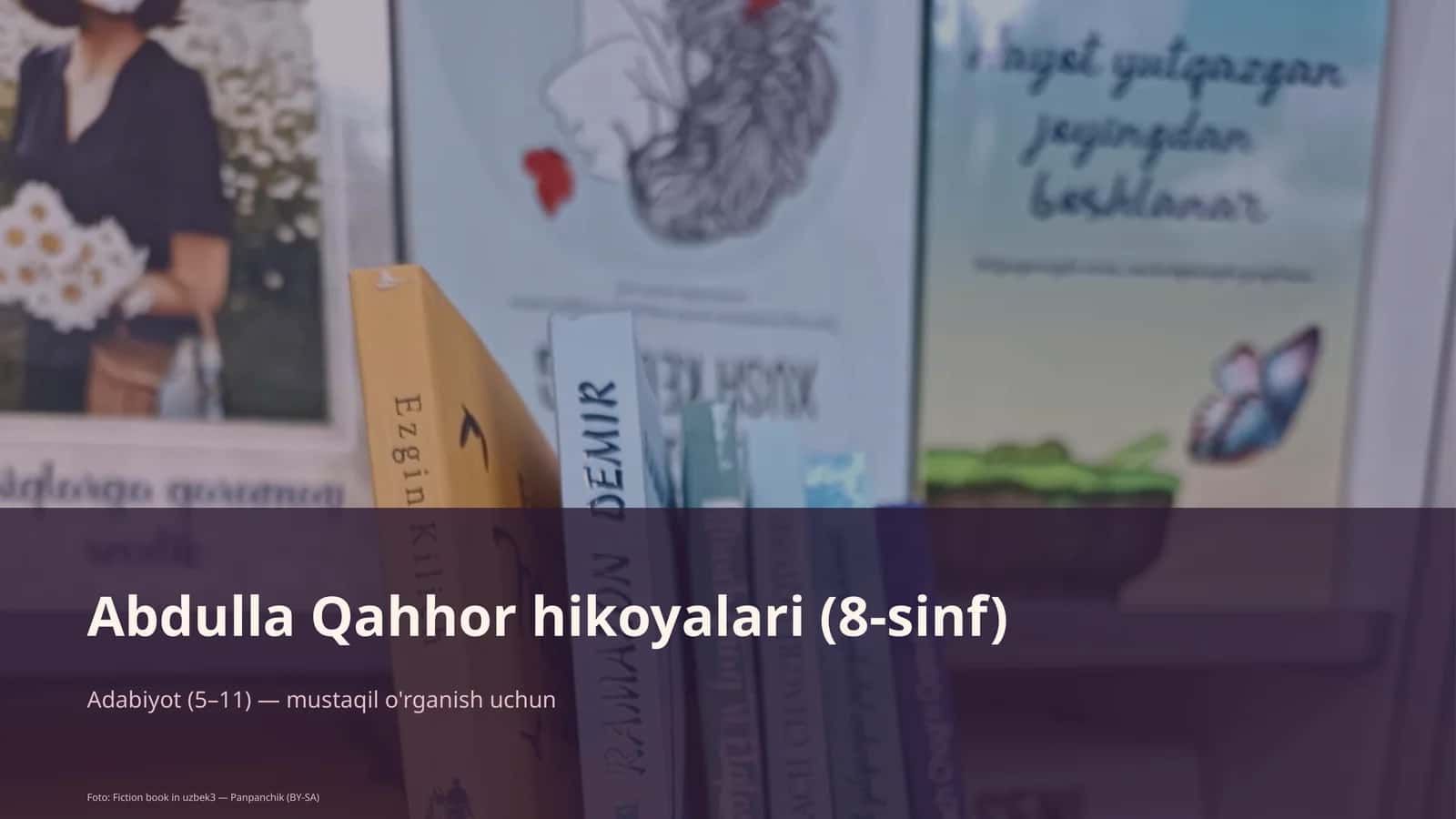 Abdulla Qahhor hikoyalari (8-sinf)