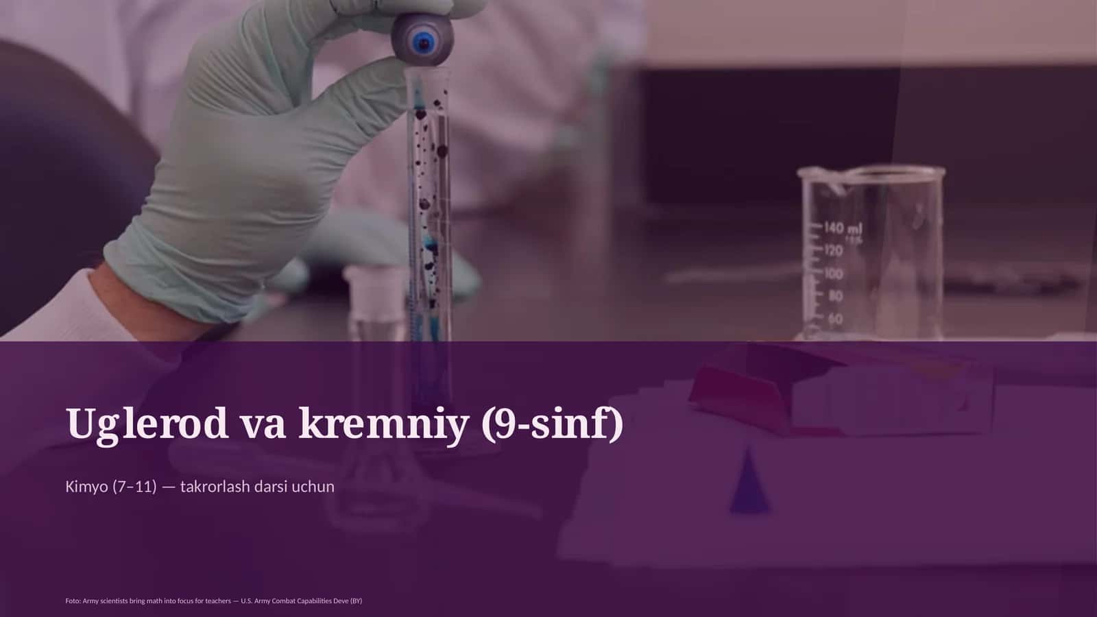 Uglerod va kremniy (9-sinf)